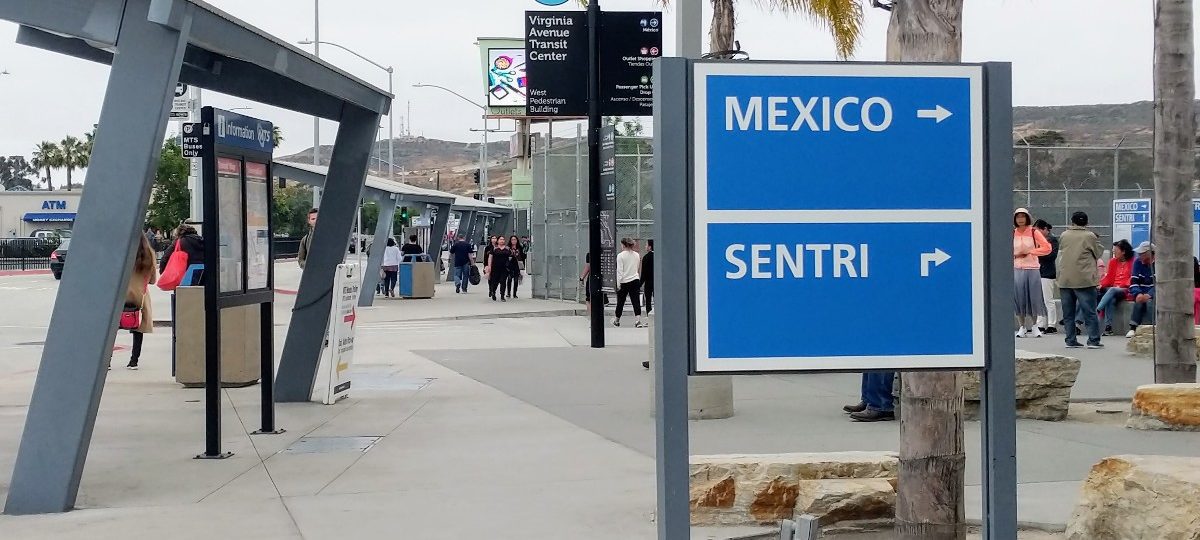 Pedwest to Tijuana Border Crossing pickup location